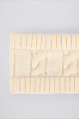 Cable-Knit Headband in Cream