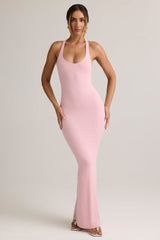 Modal Racerback Maxi Dress in Baby Pink