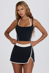 Soft Active Mini Skort in Black