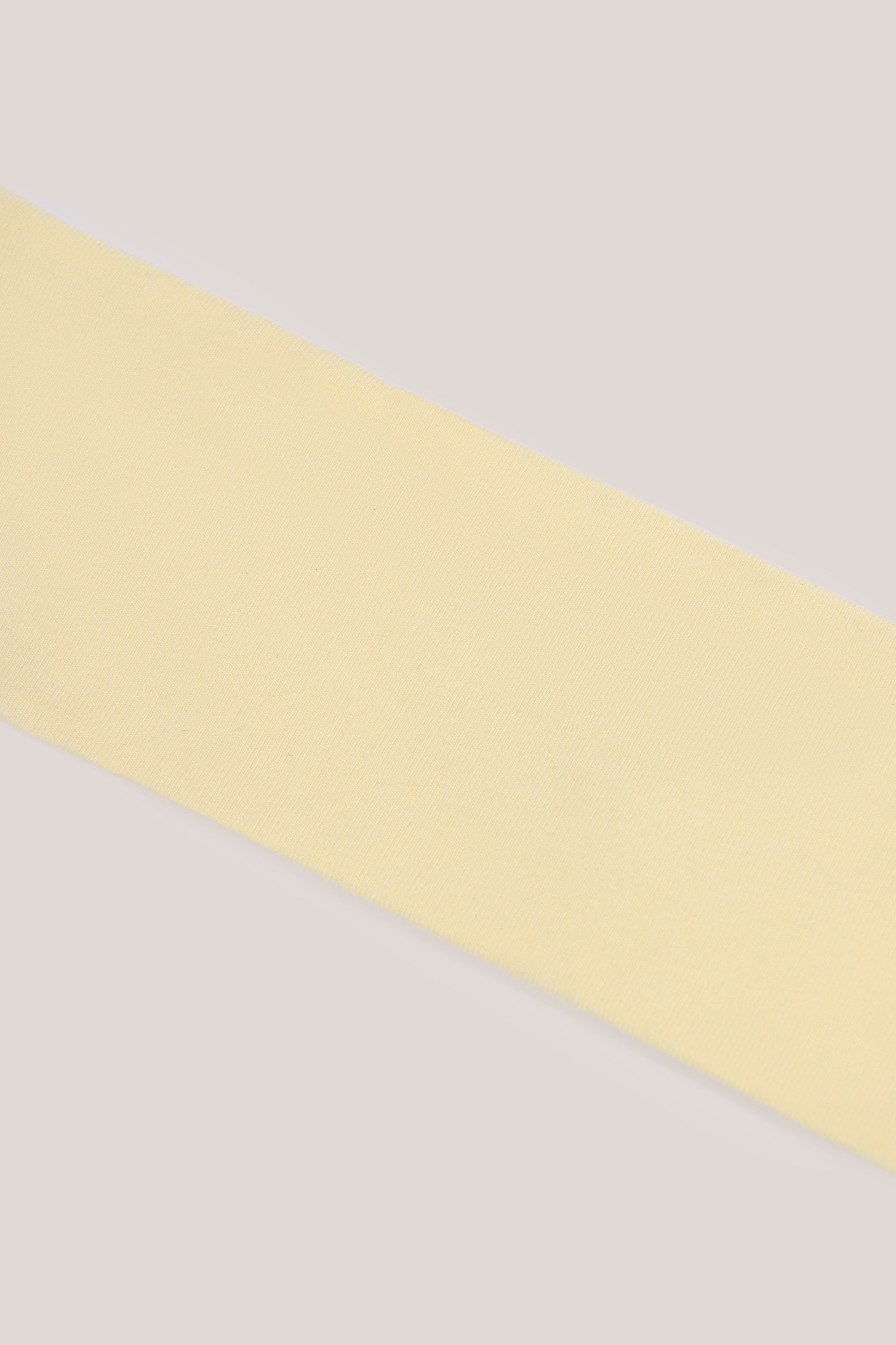 Modal Ribbed Headband in Buttercream Yellow