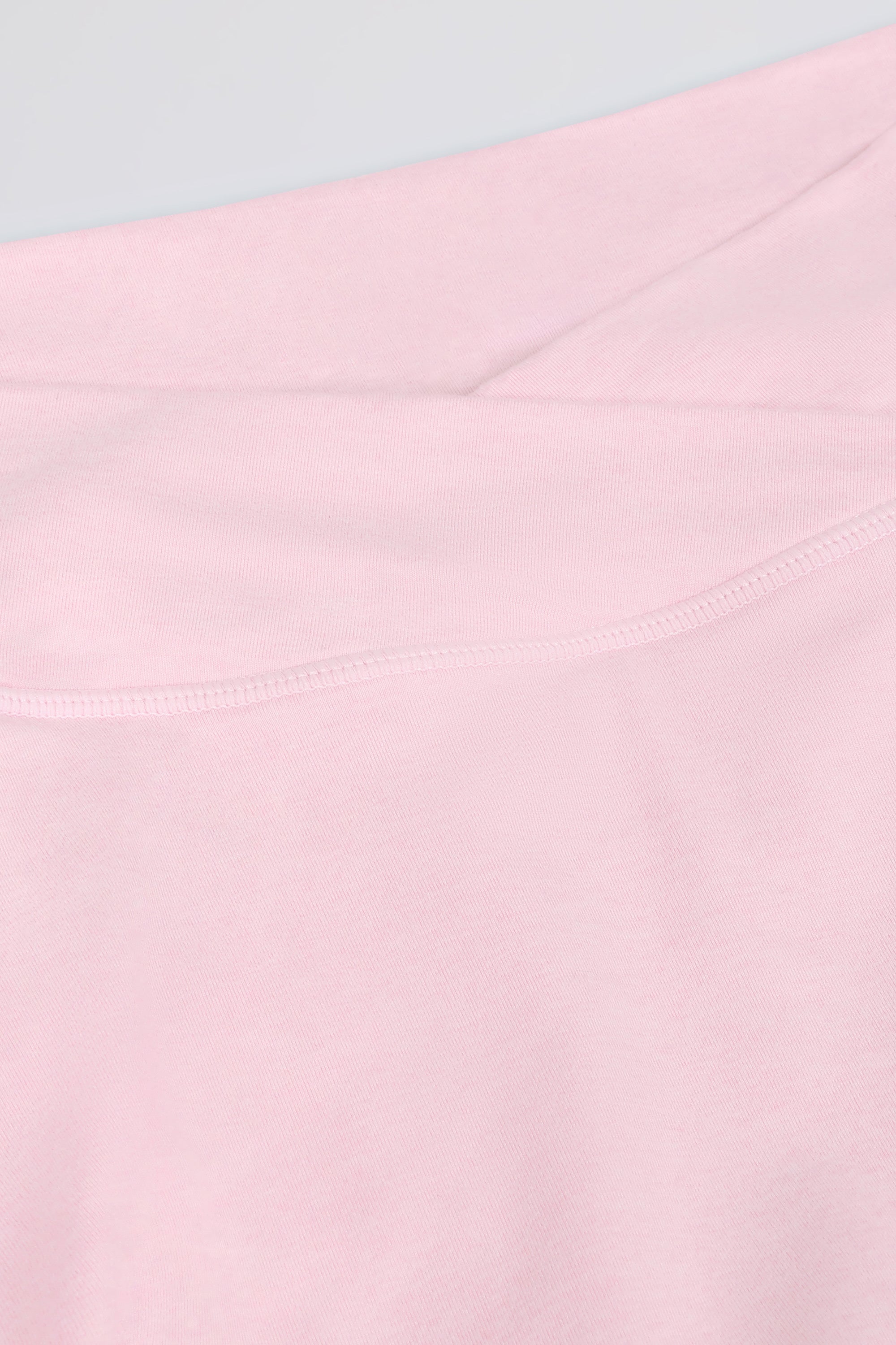 Crossover Mini Skort in Pale Pink Marl