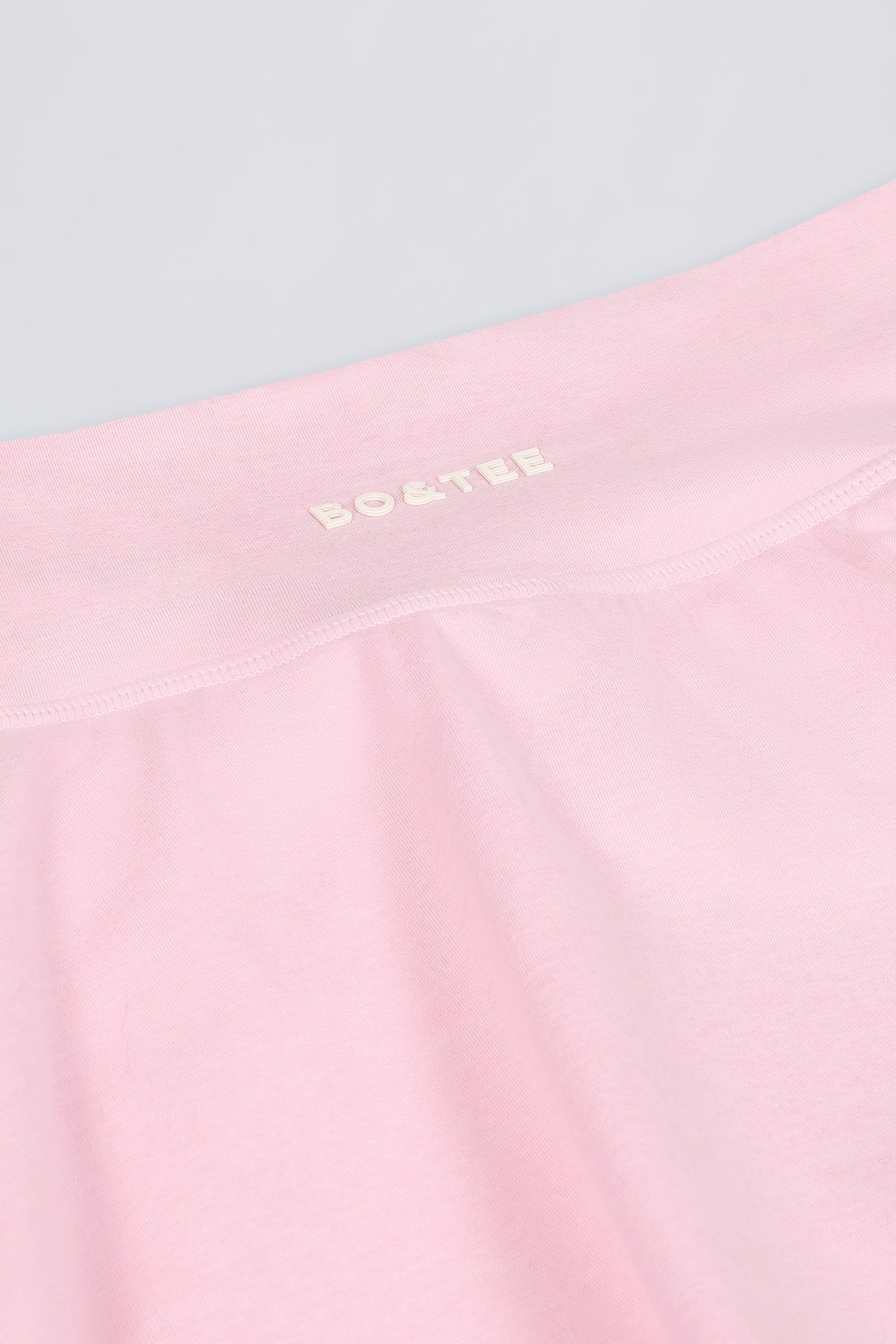 Crossover Mini Skort in Pale Pink Marl